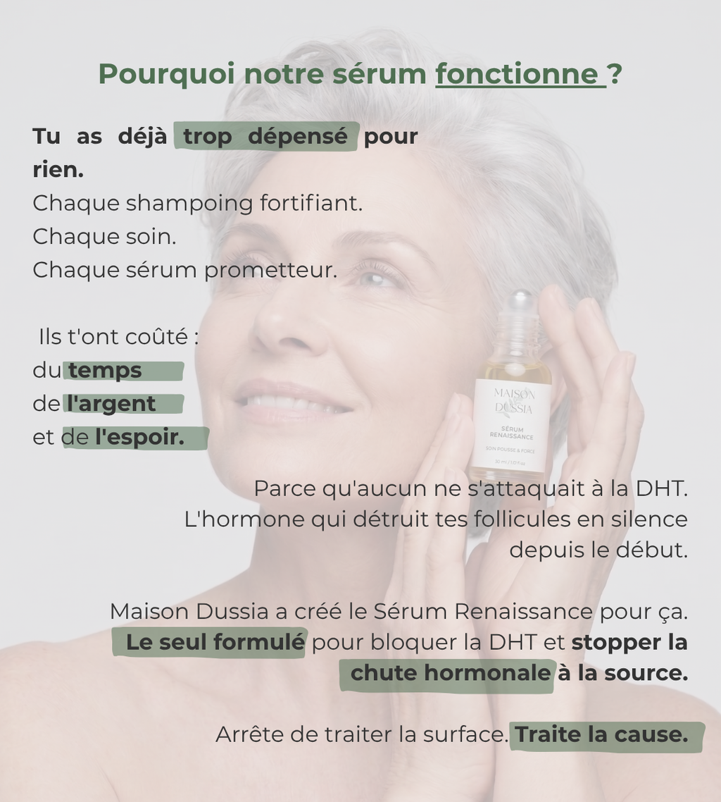Sérum Renaissance, votre allié contre la chute hormonale